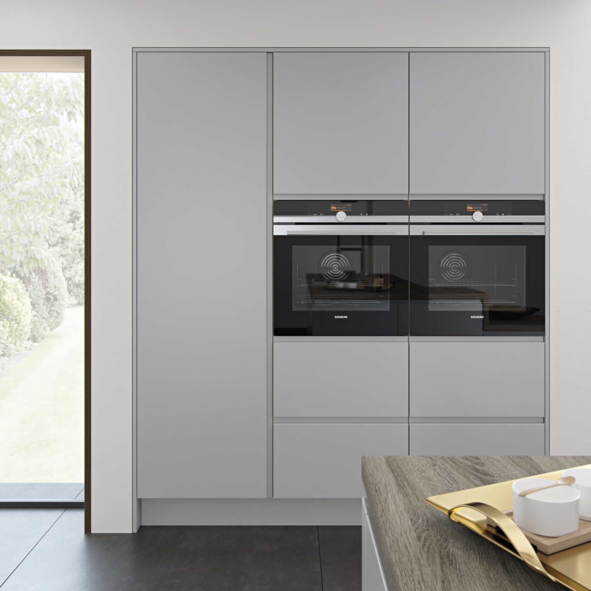 Sienna Matte | Light Grey Kitchen | The Kitchen Depot